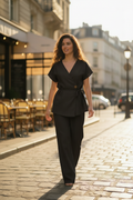 Ensemble noir - look naturel Paris